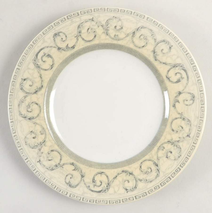 Acanthus Cream Bread & Butter Plate by Johnson Brothers-1