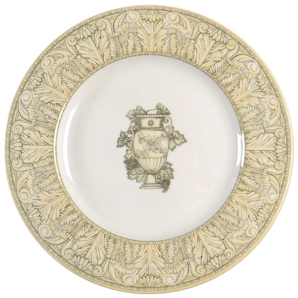 Acanthus Cream Accent Luncheon Plate by Johnson Brothers-1