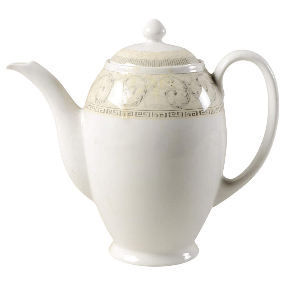 Acanthus Cream Coffee Pot & Lid by Johnson Brothers-1