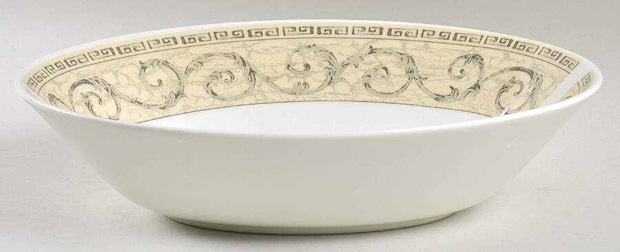 Acanthus Cream 9" Oval Vegetable Bowl by Johnson Brothers-1