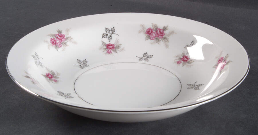 Rosette Rim Soup Bowl by Japan-1
