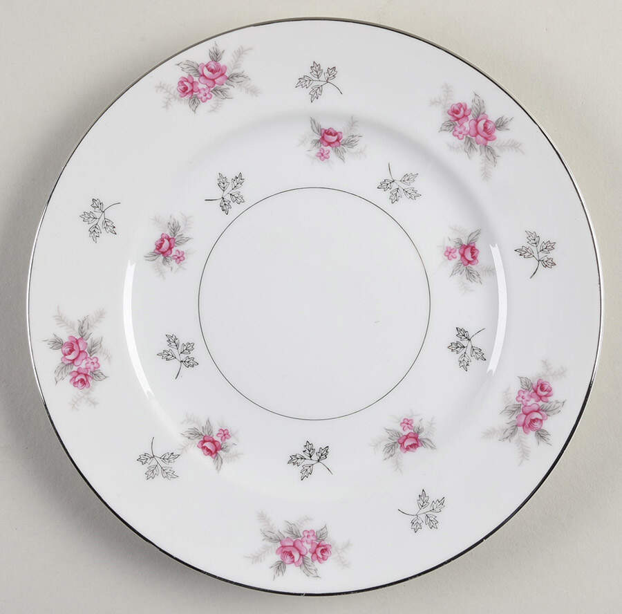 Rosette Salad Plate by Japan-1