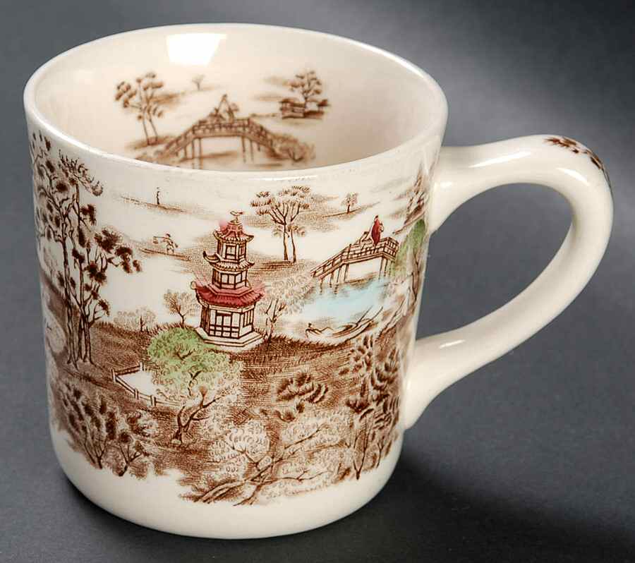 Enchanted Garden Brown Multicolor Mug by Johnson Brothers-1