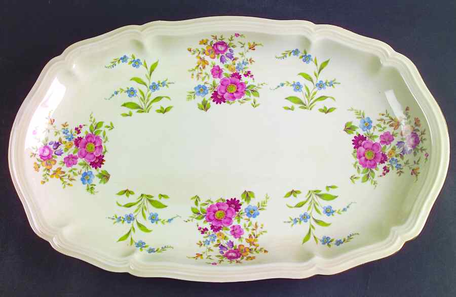JOH247 15" Oval Serving Platter by Johann Haviland-1