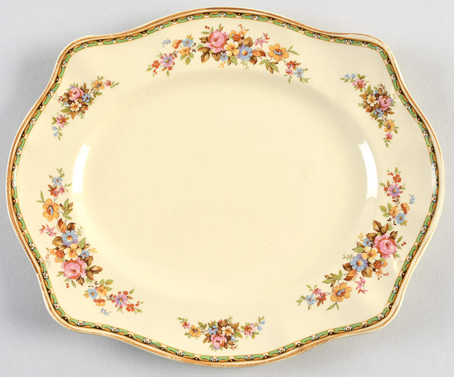 JB447 10" Oval Serving Platter by Johnson Brothers-1