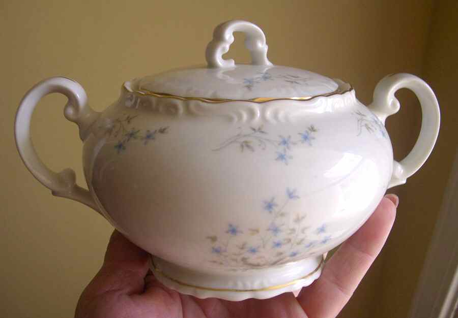 Michele Sugar Bowl & Lid by Japan-1