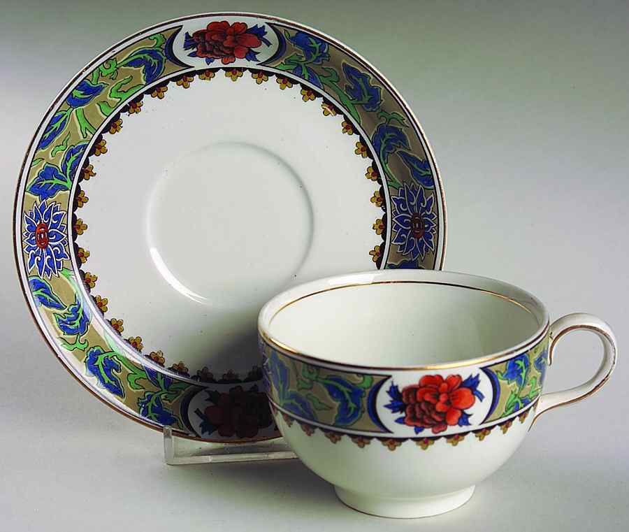 JB434 Footed Cup & Saucer Set by Johnson Brothers-1