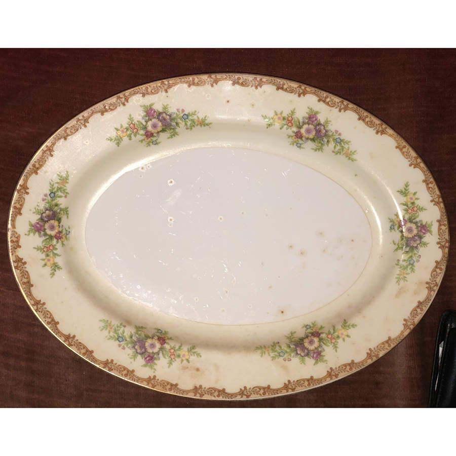 ESO7 14" Oval Serving Platter by ESCO (Japan)-1