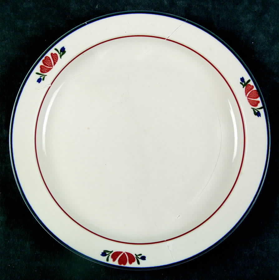 Newport Blue Salad Plate by Japan-1