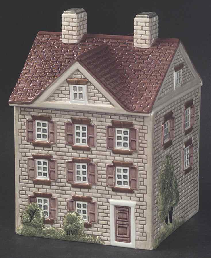 Friendly Village Collectibles House Cookie Jar & Lid by Johnson Brothers-1