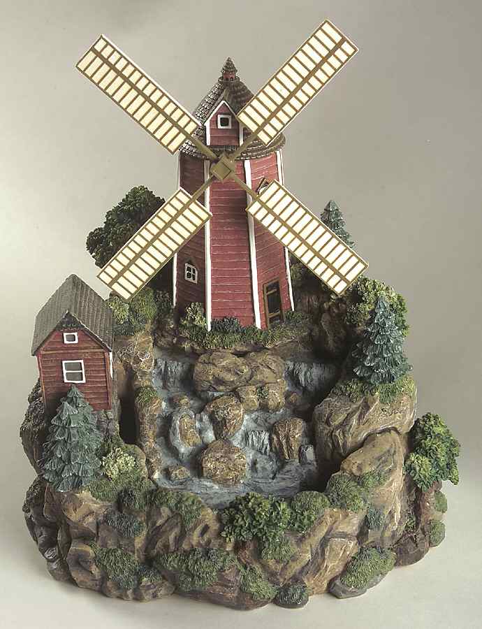 Friendly Village Collectibles Electric Water Fountain by Johnson Brothers-1