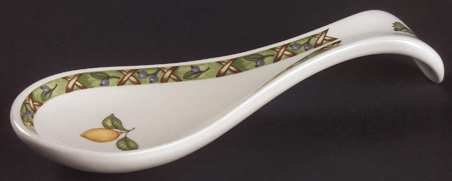 Arcadia (Fruit) Spoon Rest/Holder (Holds 1 Spoon) by Johnson Brothers-1