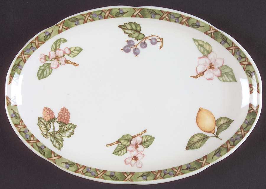 Arcadia (Fruit) Relish/Gravy Underplate by Johnson Brothers-1