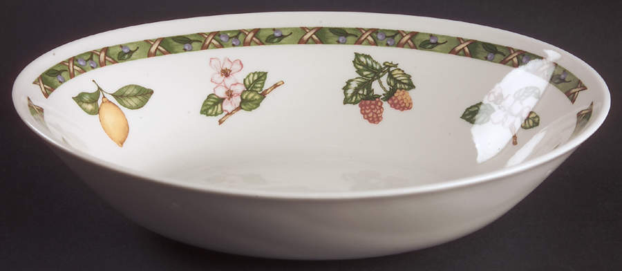 Arcadia (Fruit) 9" Oval Vegetable Bowl by Johnson Brothers-1