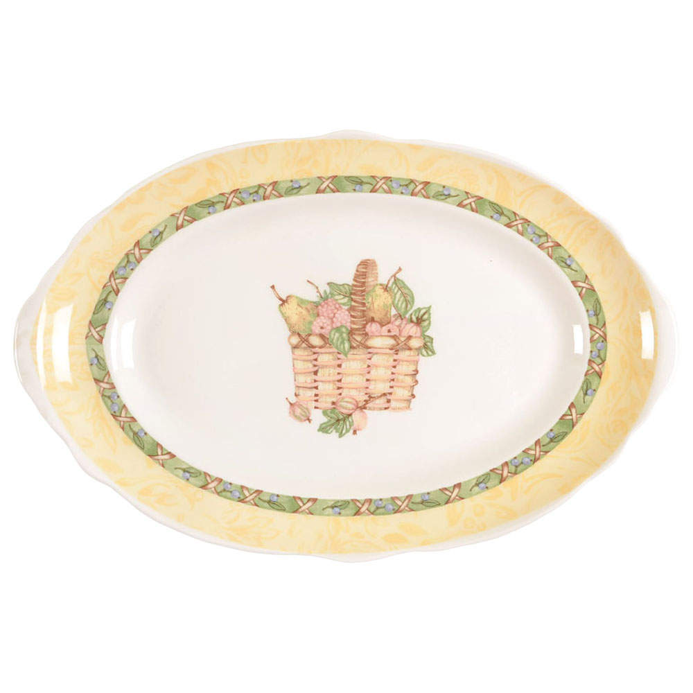 Arcadia (Fruit) 12" Oval Serving Platter by Johnson Brothers-1