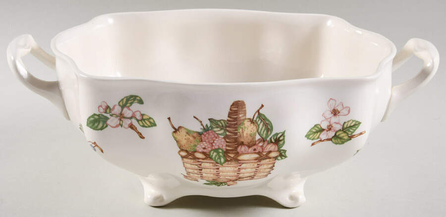 Arcadia (Fruit) Rectangular Tureen No Lid by Johnson Brothers-1