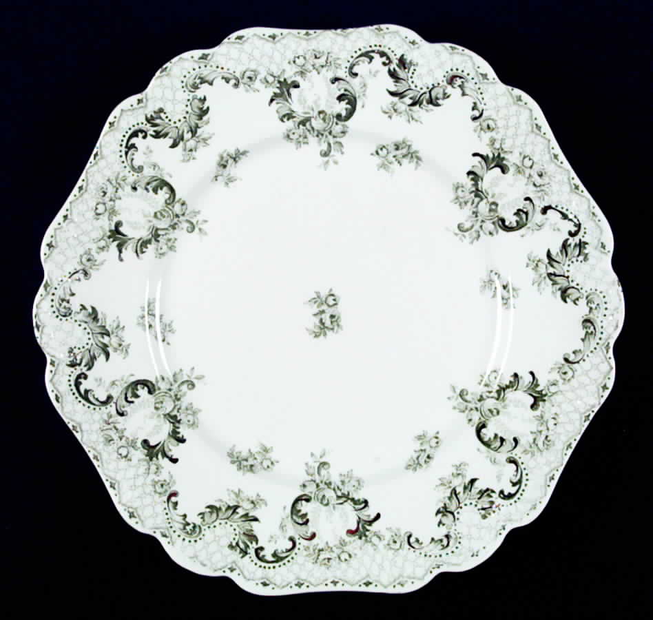 Cloverly Green (No Gold Accent, No Trim) Dinner Plate by Johnson Brothers-1