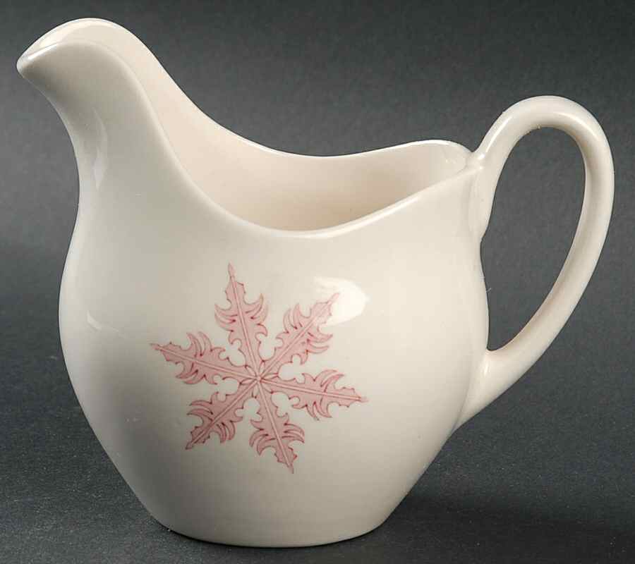 Snow Crystals Pink Creamer by Johnson Brothers-1