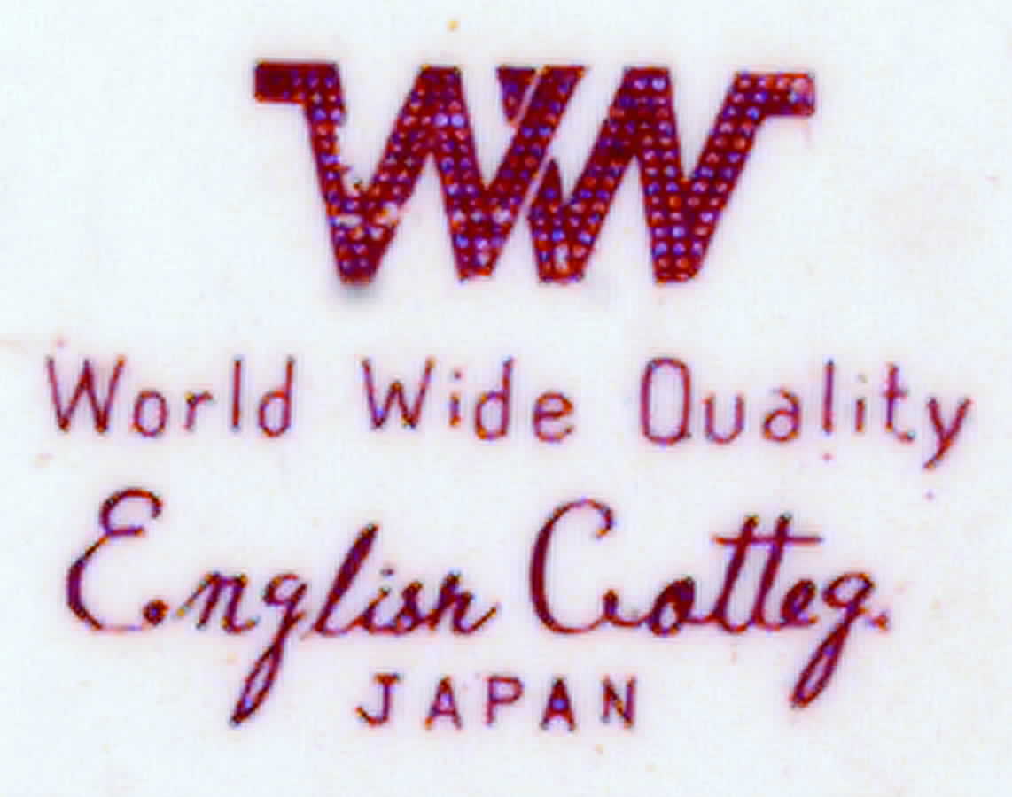 English Cottage Saucer by Japan-1