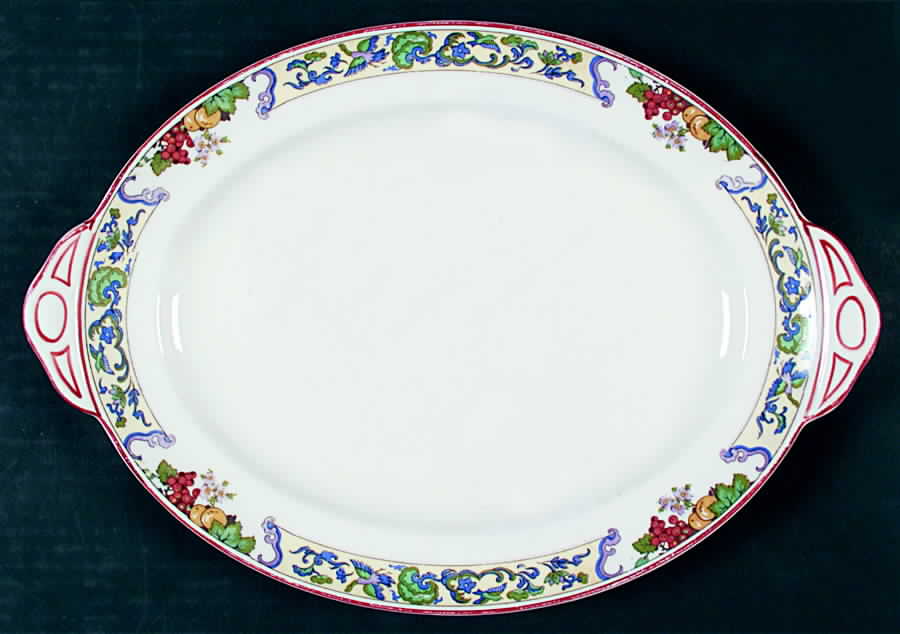 Mitsouko 13" Oval Serving Platter by Johnson Brothers-1