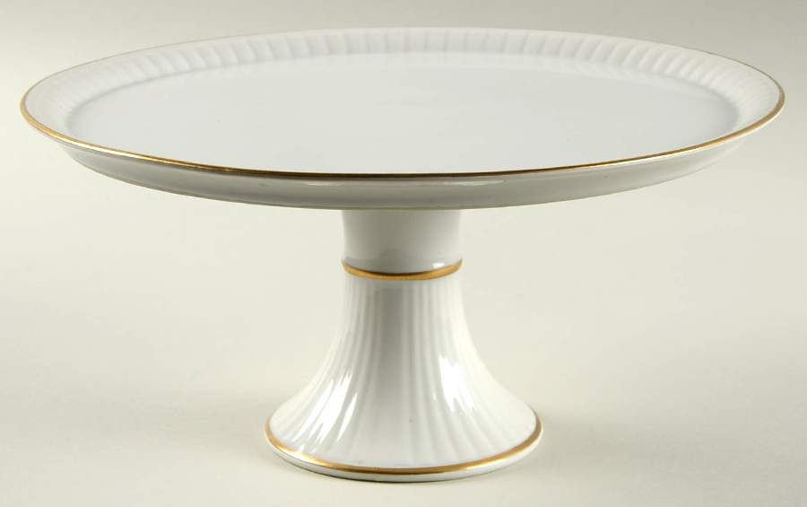 Golden Heirloom 10" Diameter Pedestal Cake Stand by JSC Japan-1