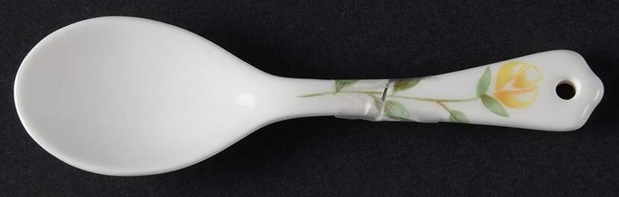 Summer Chintz Collectibles (Accessories) All Ceramic Sugar Spoon by Johnson Brothers-1