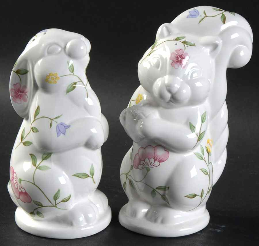 Summer Chintz Collectibles (Accessories) Figural Salt & Pepper Set by Johnson Brothers-1