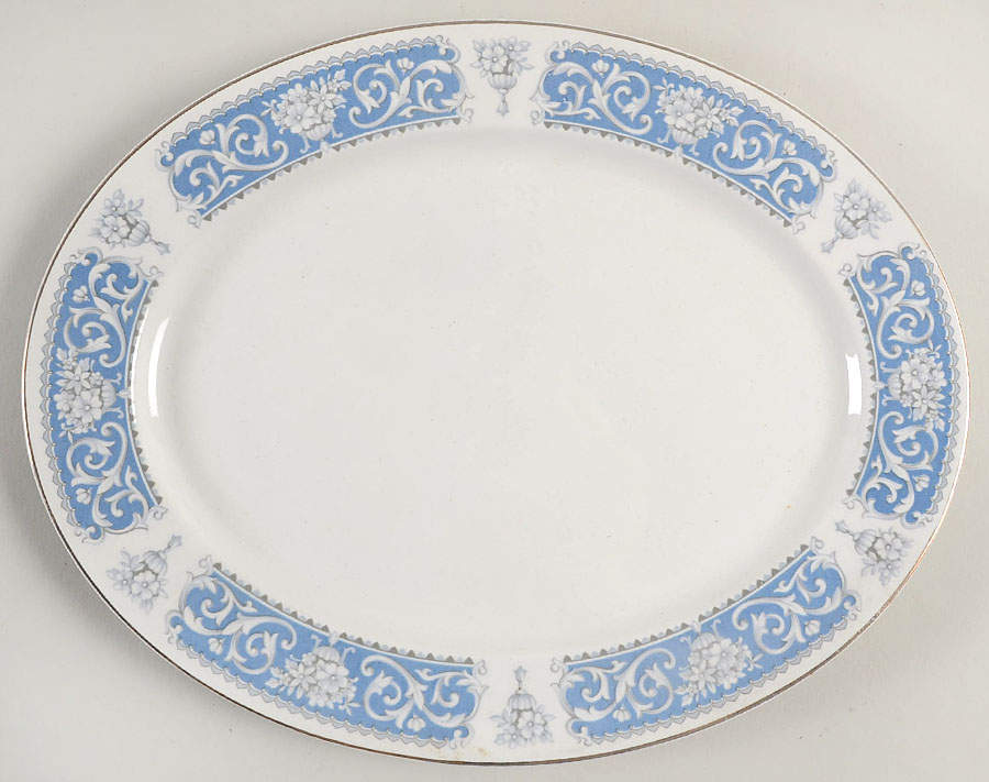 JB470 12" Oval Serving Platter by Johnson Brothers-1