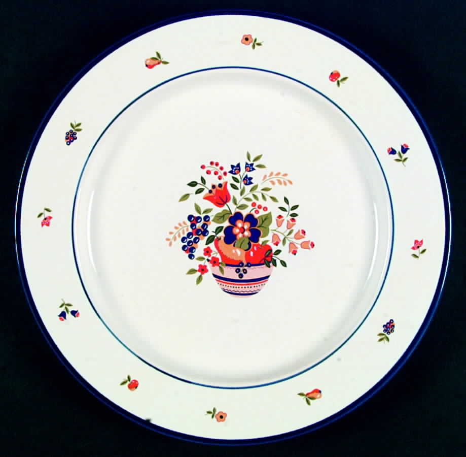 French Country Dinner Plate by Japan-1