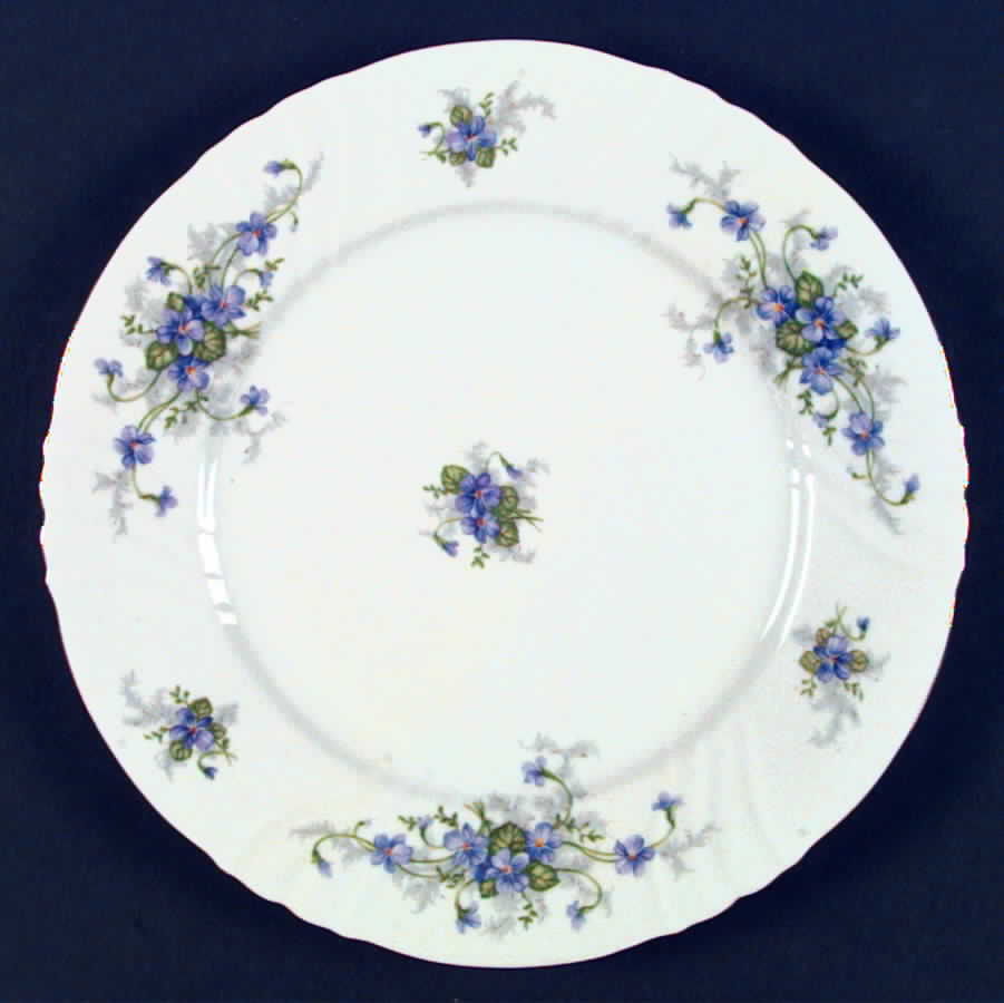 Violets Dinner Plate by Johann Haviland-1