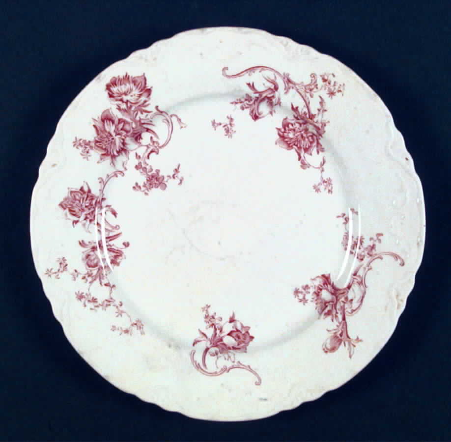 Neapolitan Brown Luncheon Plate by Johnson Brothers-1