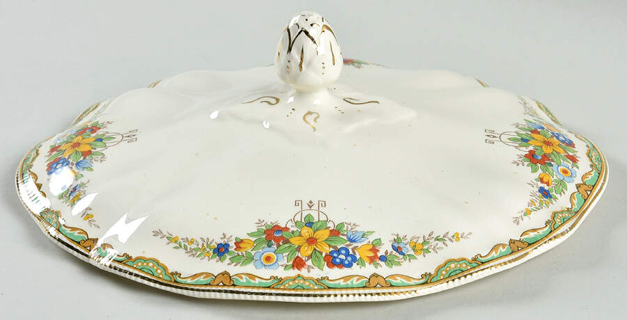 Kildare Lid for Round Vegetable by Johnson Brothers-1