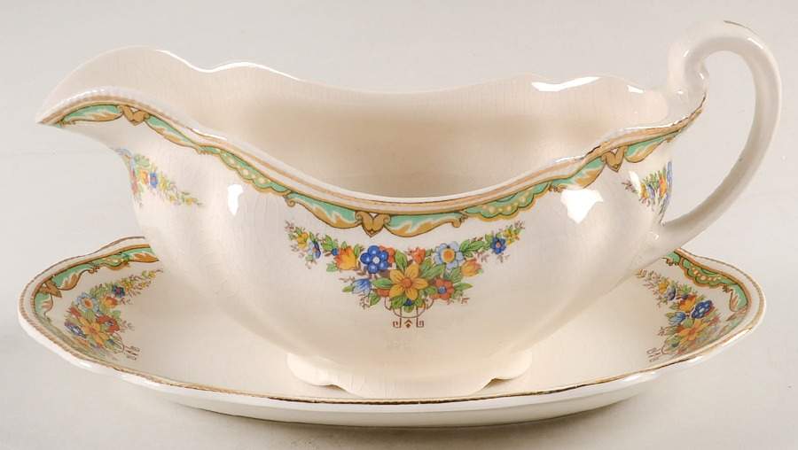 Kildare Gravy Boat & Underplate/Relish by Johnson Brothers-1