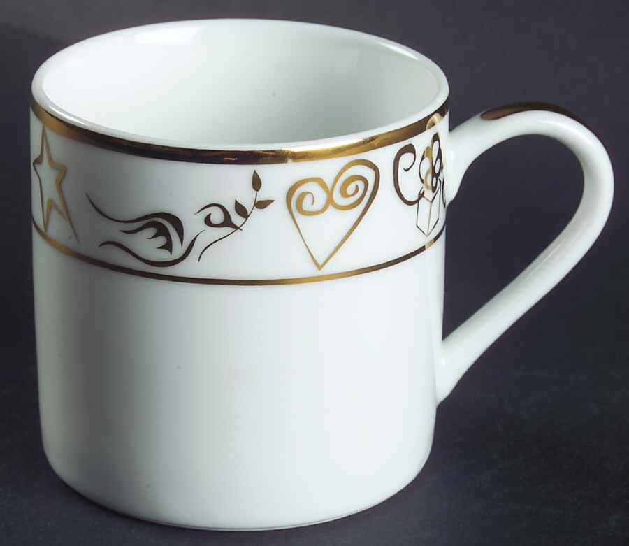 Holiday Wishes Gold Mug by JCPenney-1