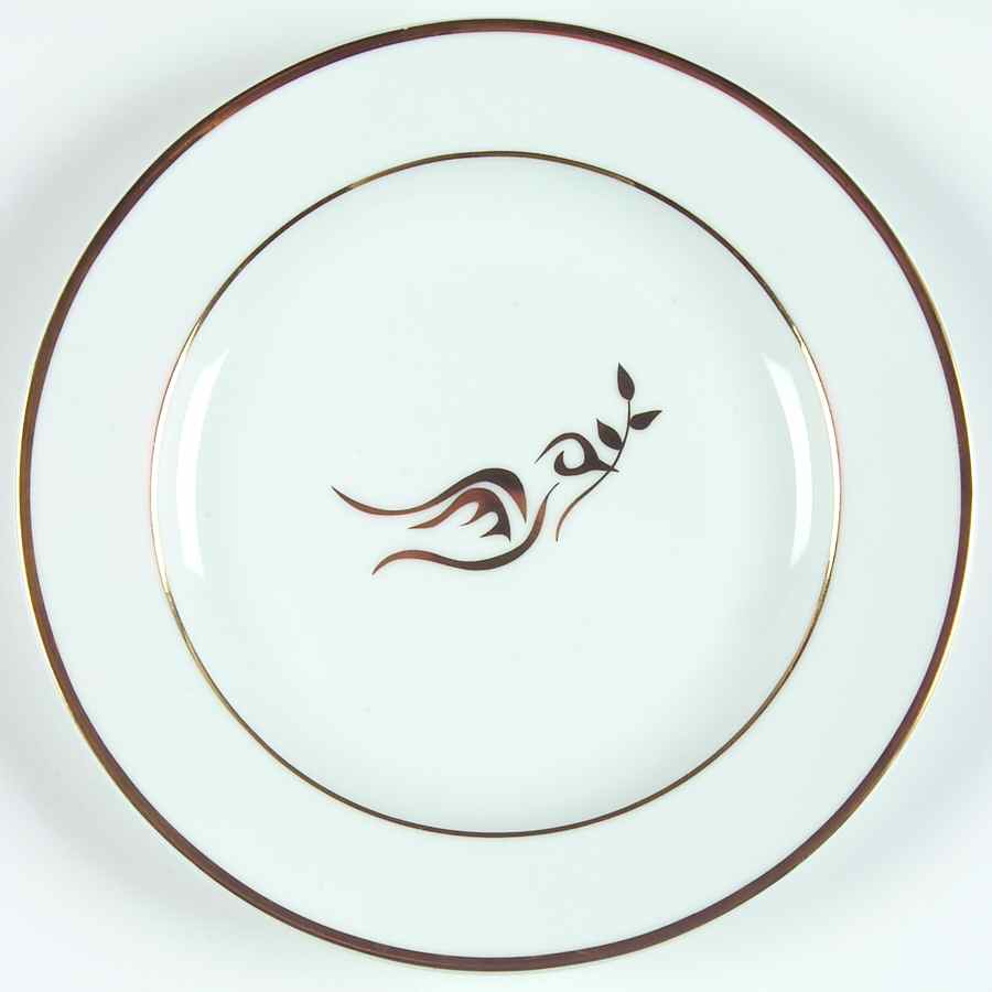 Holiday Wishes Gold Salad Plate by JCPenney-1