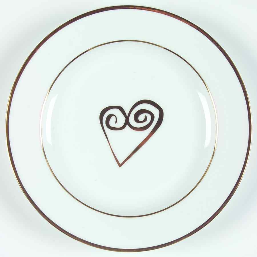 Holiday Wishes Gold Salad Plate by JCPenney-1