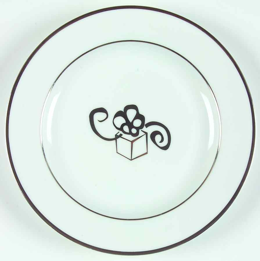 Holiday Wishes Platinum Salad Plate by JCPenney-1