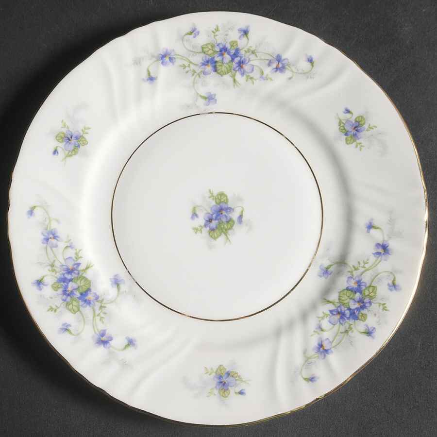 Violets Bread & Butter Plate by Johann Haviland-1
