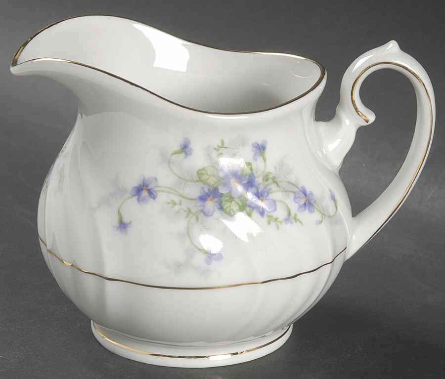 Violets Creamer by Johann Haviland-1