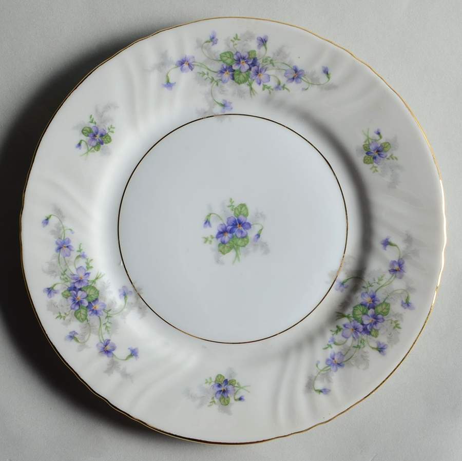Violets Salad Plate by Johann Haviland-1