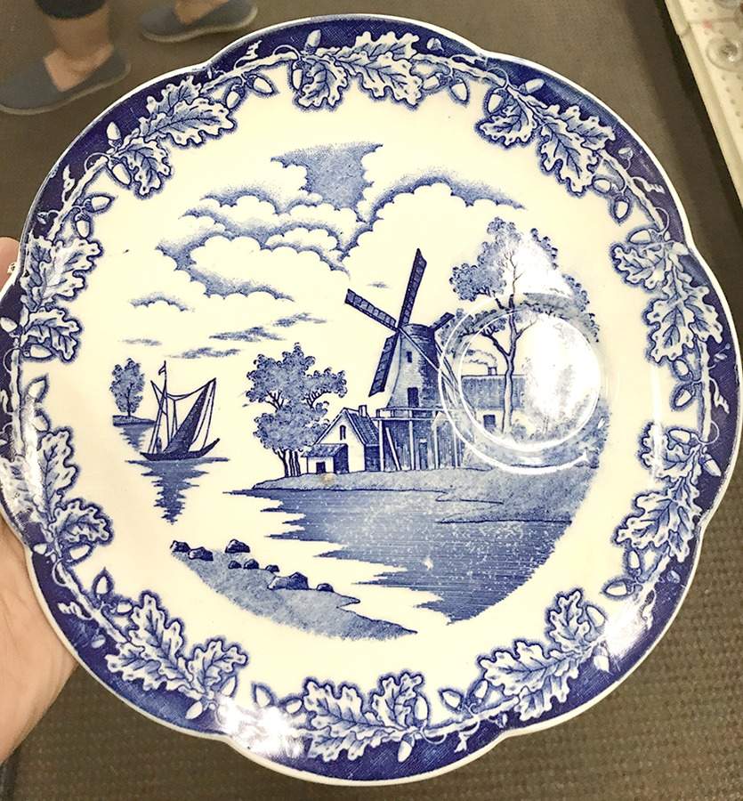 Windmill Snack Plate by Japan-1