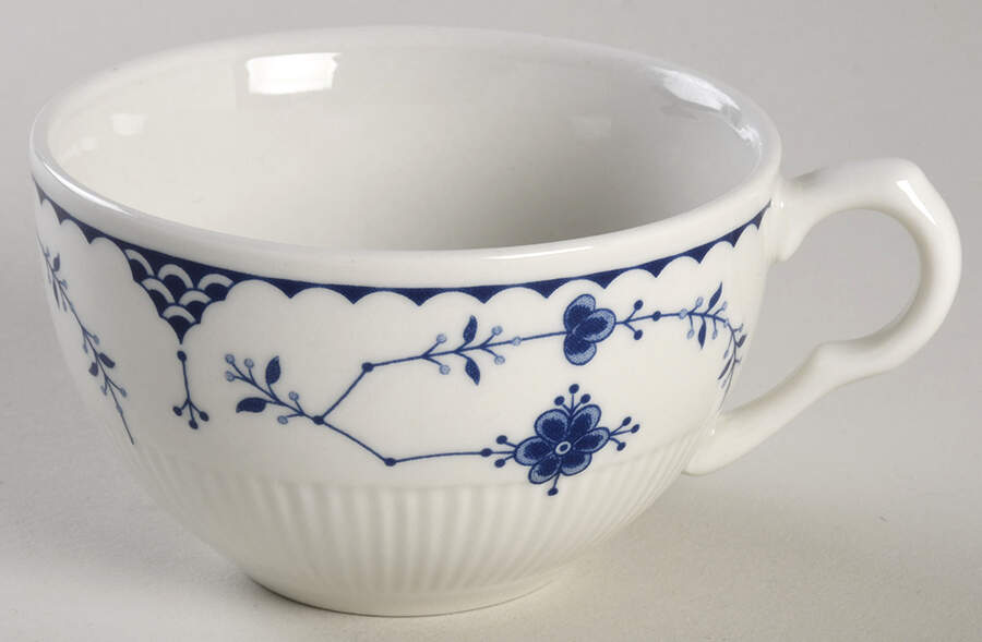 Denmark Blue Flat Cup by Johnson Brothers-1
