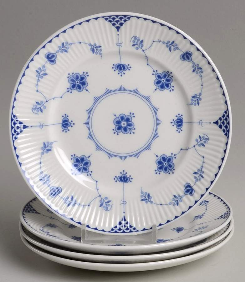 Denmark Blue (Set Of 4) Bread & Butter/Small by Johnson Brothers-1