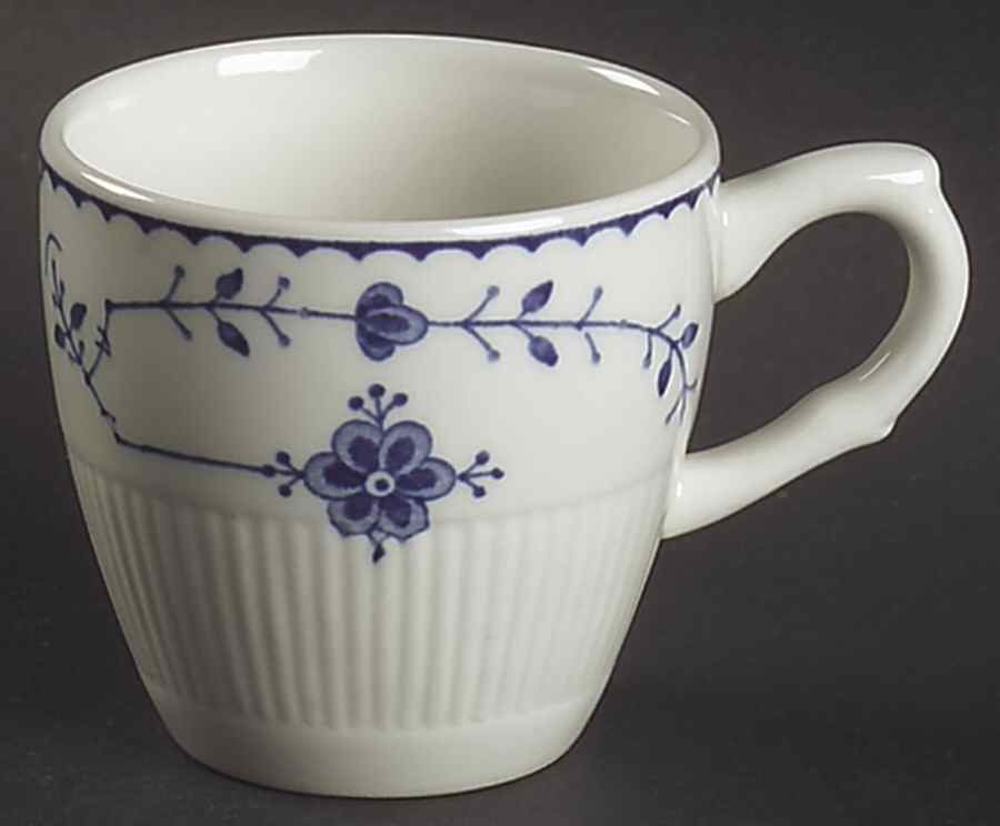 Denmark Blue Flat Demitasse Cup by Johnson Brothers-1