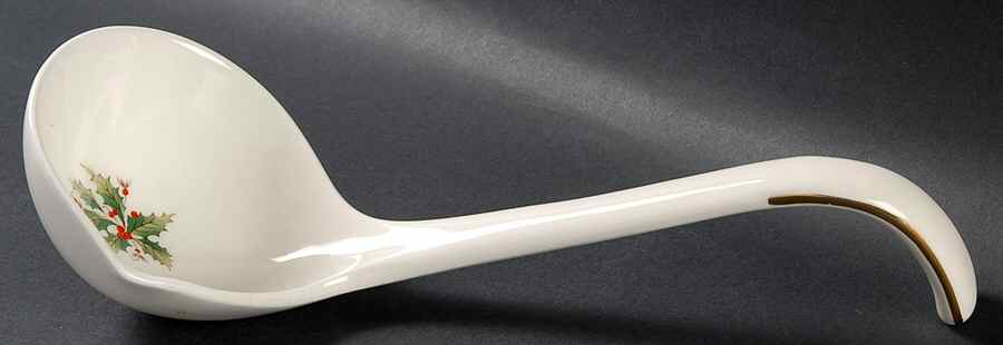 Holly Yuletide Tureen Ladle by Japan-1