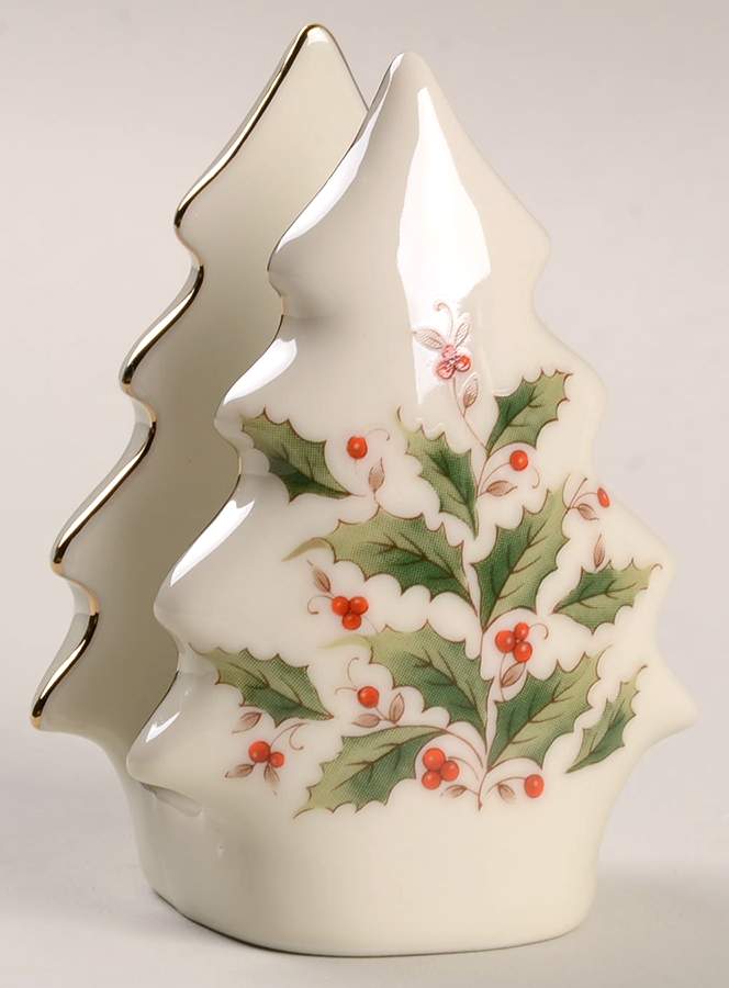 Holly Yuletide Napkin Holder by Japan-1