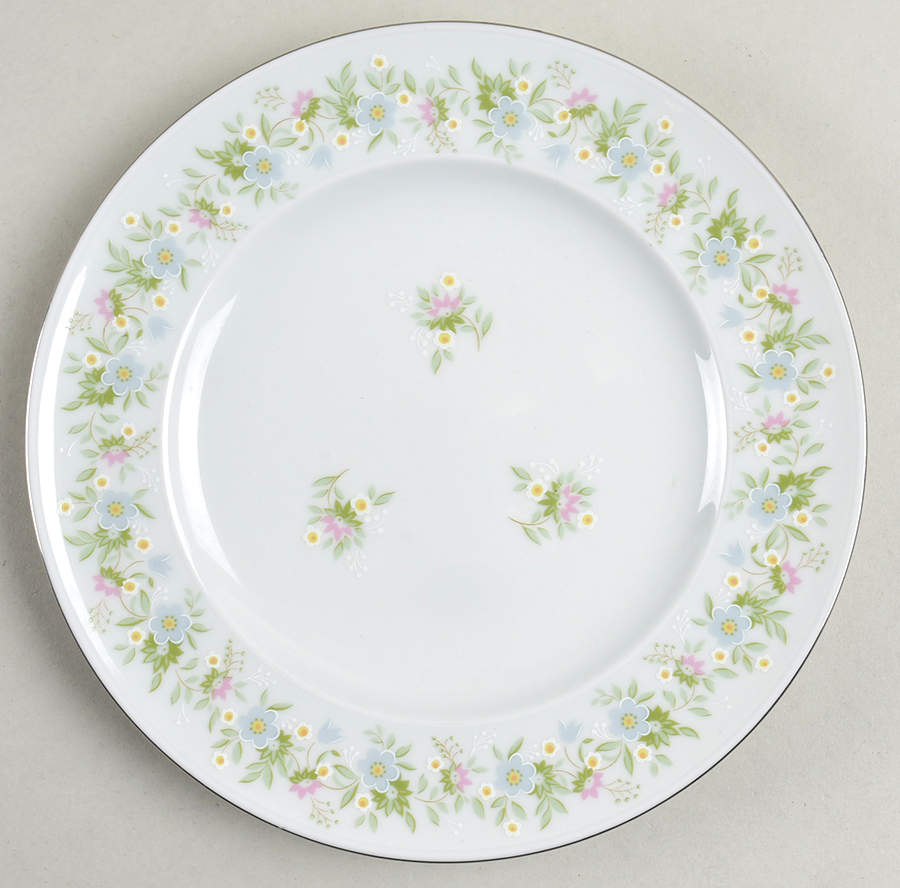 Forever Spring Gold Trim Salad Plate by Johann Haviland-1