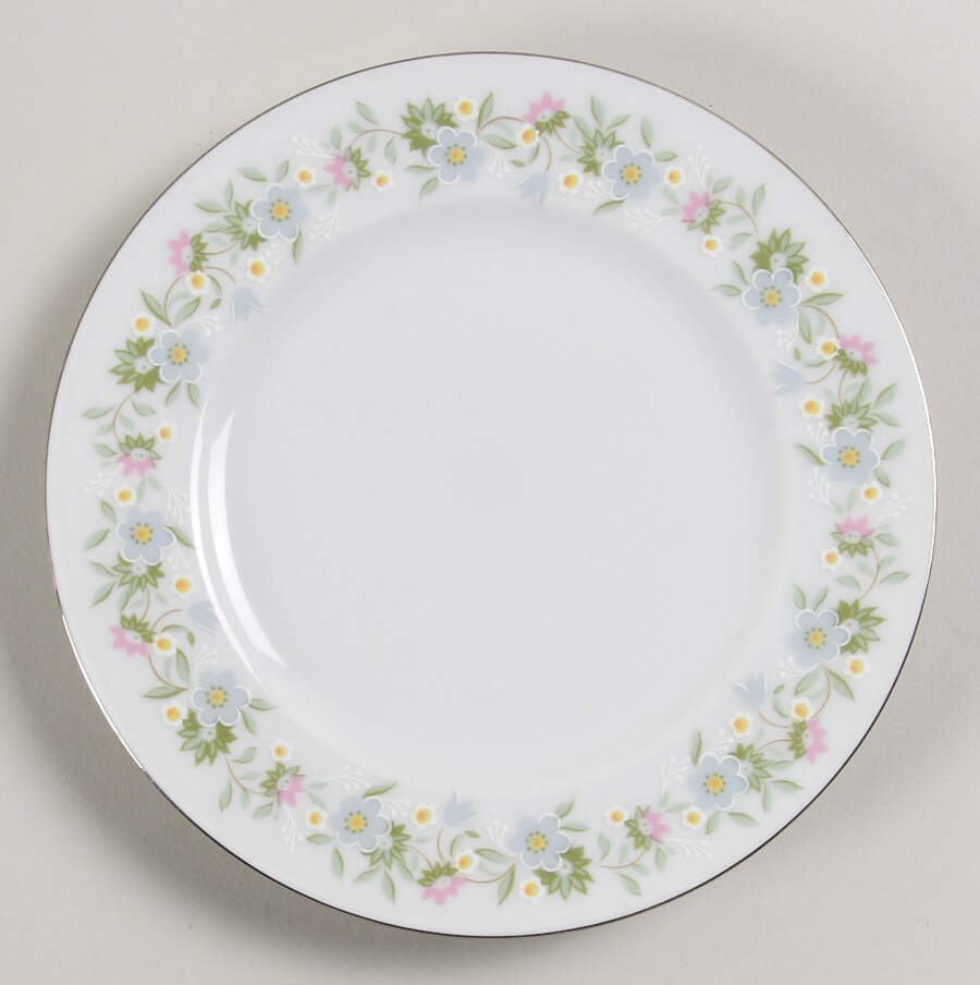 Forever Spring Gold Trim Bread & Butter Plate by Johann Haviland-1