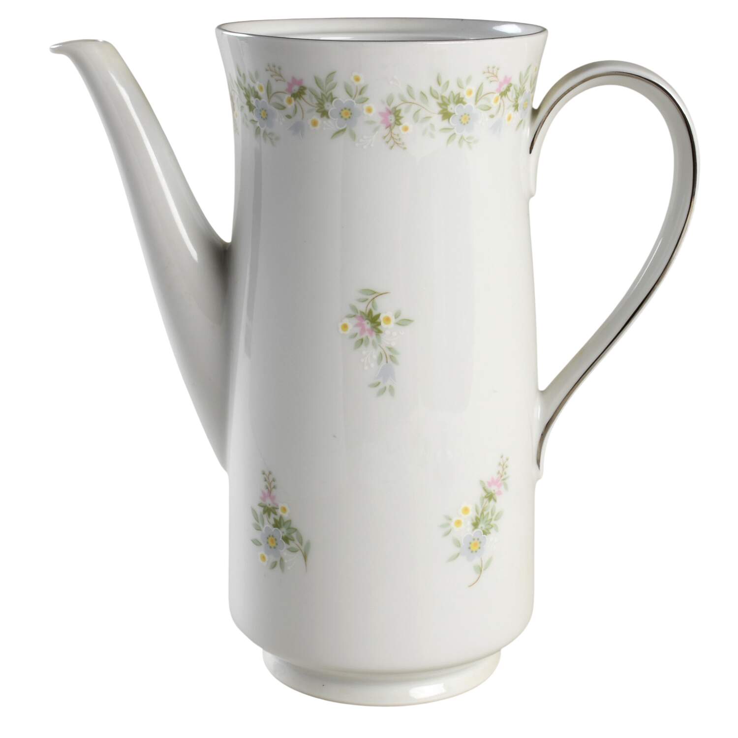 Forever Spring Gold Trim Coffee Pot No Lid by Johann Haviland-1