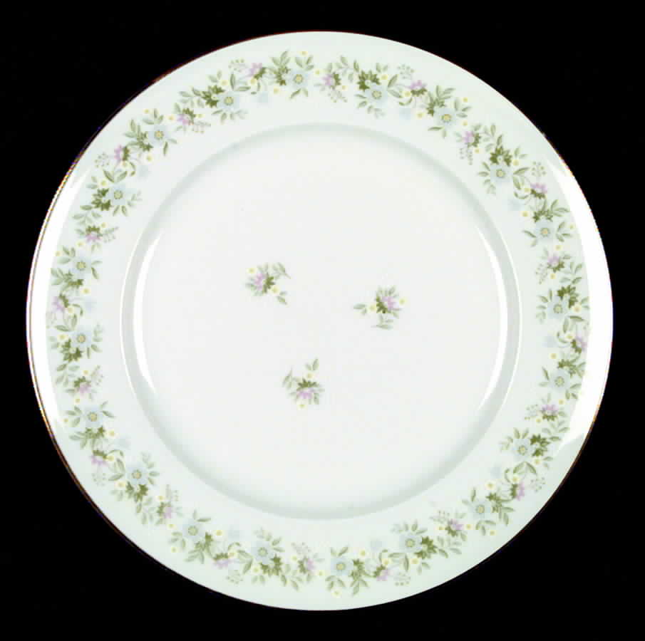 Forever Spring Gold Trim Dinner Plate by Johann Haviland-1